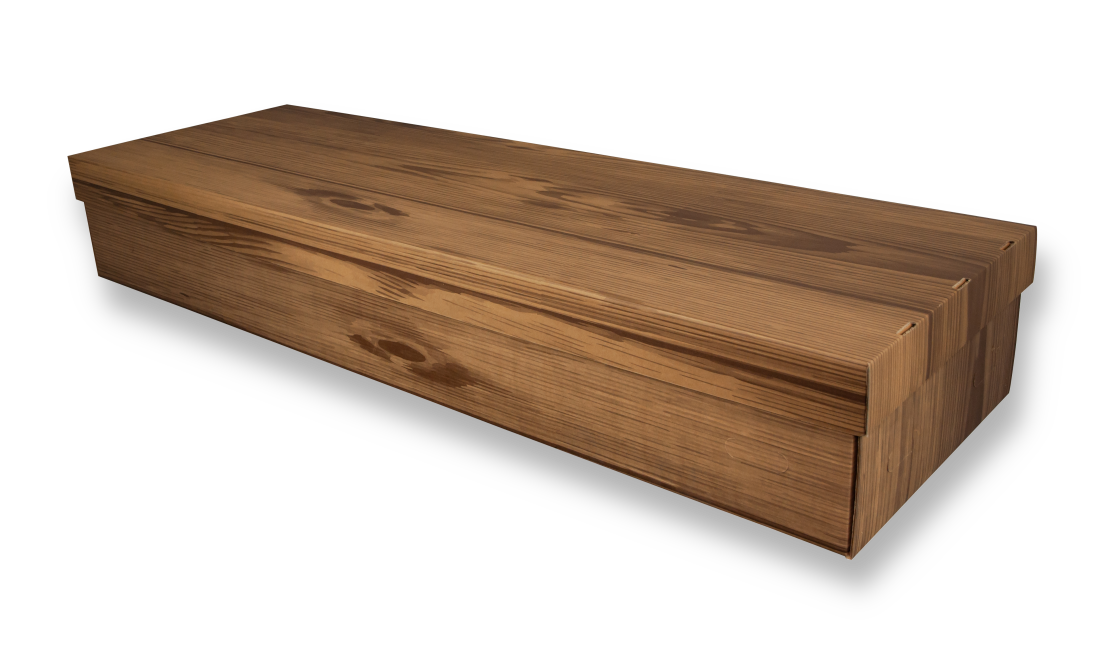 TK1n	Kremacyjna „ECO” standard z nadrukiem	tektura	ciemny	sarkofag	kremacyjna